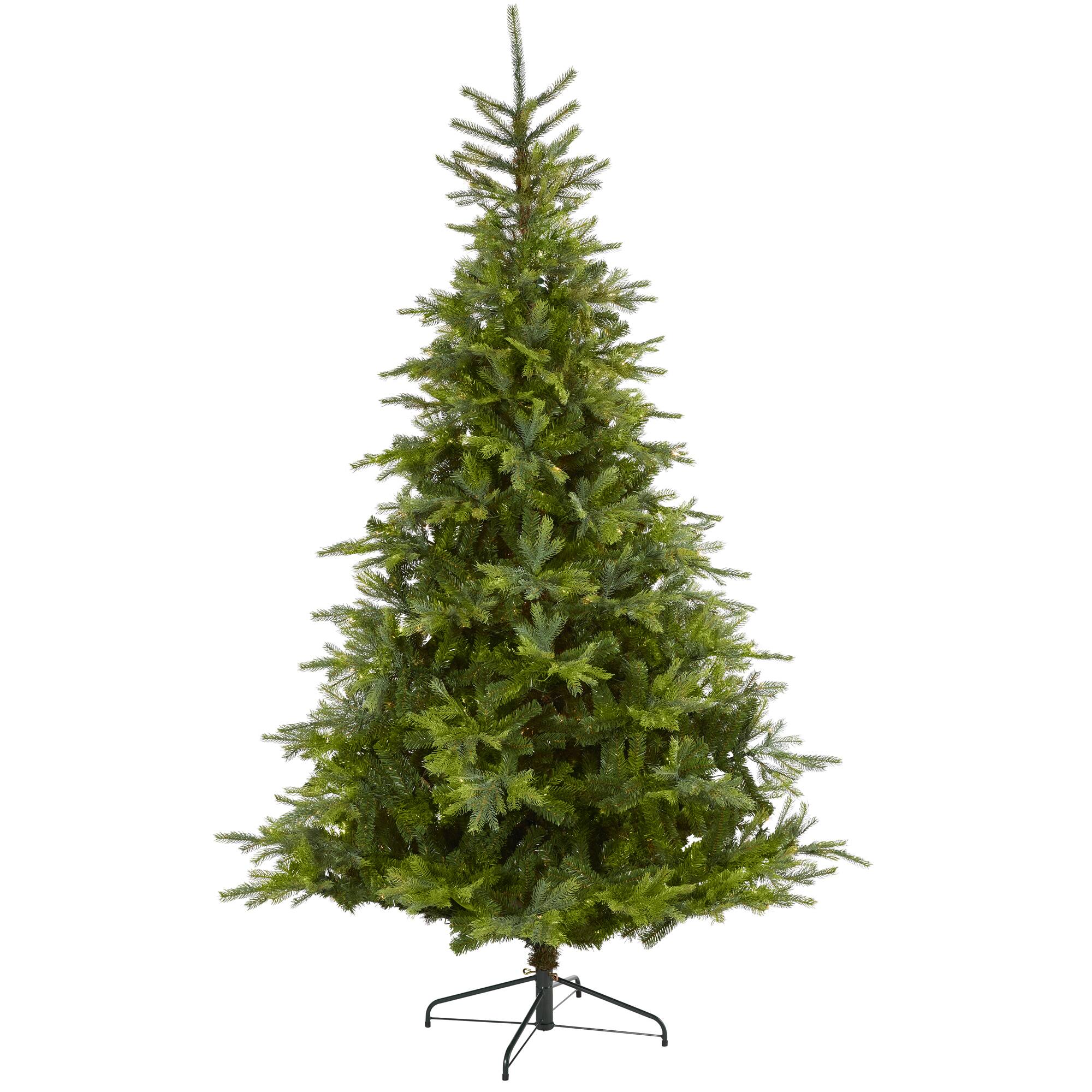 8ft. Unlit North Carolina Spruce Artificial Christmas Tree
